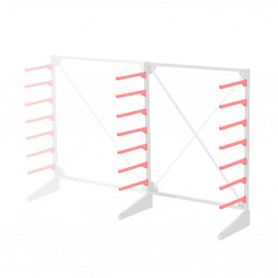 Стеллаж консольный односторонний Sortex 1920х1587х720 7 яруса ДС