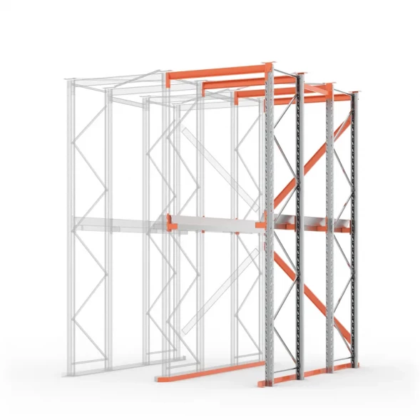 Стеллаж набивной паллетный ДС 4000х3300х1100 (85.1.5) 1 ярус