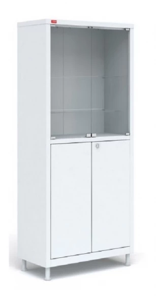 Шкаф медицинский двухсекционный М2 165.70.32 С