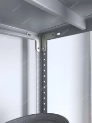 Стеллаж угловой МС 2000х1300х1300/400 мм 5 ярусов