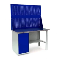 Верстак с перфопанелью рабочий WT140.WD1/F1.020