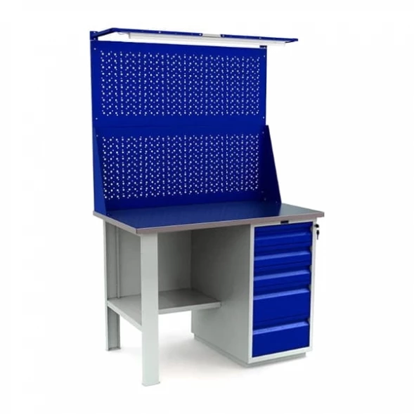 Верстак с монтажным столом производственный WT120.F1/WD5.021