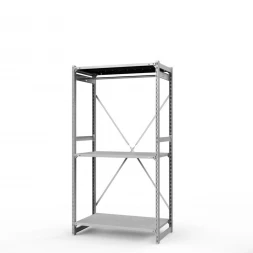 Стеллаж металлический ГТС Универсал, 2000x1000x500 мм.Штанги: 1шт. Полки: метал. перф. 3 шт. (ТСУ 20100531ш1)