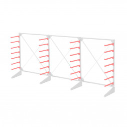 Стеллаж консольный односторонний Sortex 1920х4808х720 7 ярусов