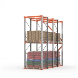 Стеллаж набивной паллетный 4000х4200х1050 (85.1.5) 1 ярус