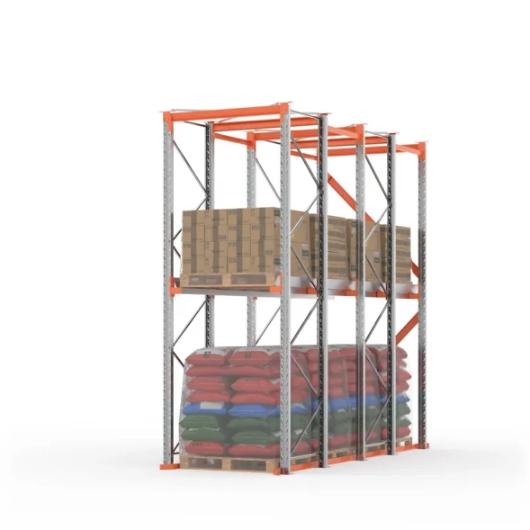Стеллаж набивной паллетный 4000х4200х1050 (85.1.5) 1 ярус