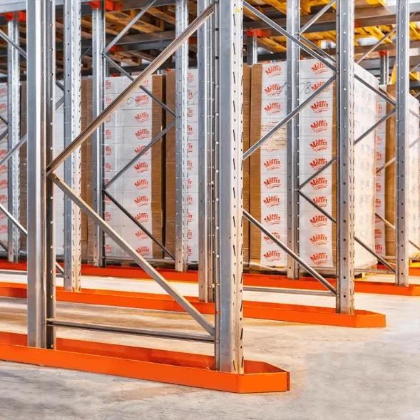 Стеллаж набивной паллетный 4000х4200х1050 (85.1.5) 1 ярус