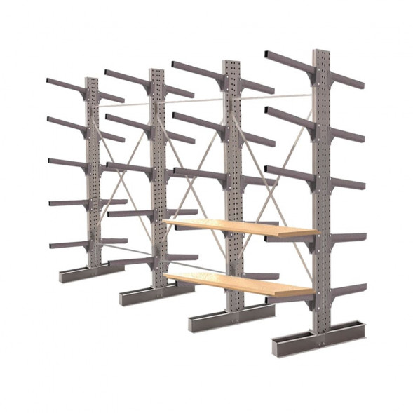 Стеллаж консольный двухсторонний КЛр 2500х4768х1700 (800) 5 ярусов