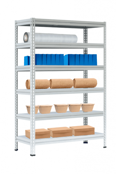 Стеллаж МС-Т 2500х1856х632 мм 6 ярусов настил металл