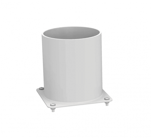 УНО Патрубок 100 высокий, RAL 7038 агатовый серый