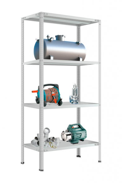 Стеллаж МС-900 2300х1000х300 мм 4 полки