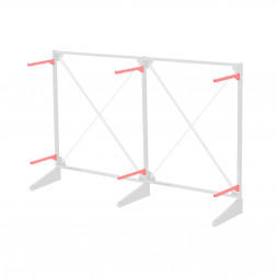 Стеллаж консольный односторонний Sortex 1920х3221х720 2 яруса