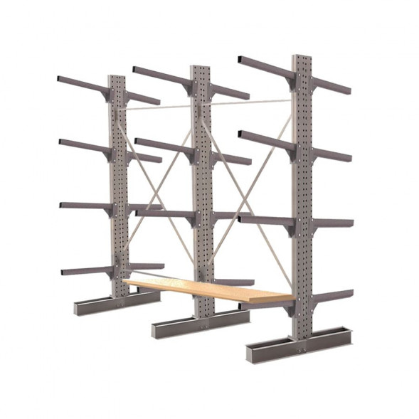 Стеллаж консольный двухсторонний КЛр 2500х3201х1300 (600) 4 яруса