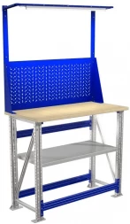 Верстак мини с освещением для станка M100.MF1/MF1.011.W