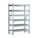 Стеллаж SGR-V 2000х1500х600 6 ярусов (рамы, балки, настил - цинк) ОС