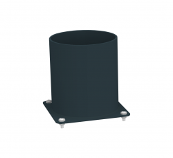 УНО Патрубок 100 высокий, RAL 7016 антрацитово-серый