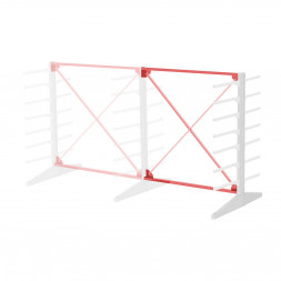 Стеллаж консольный двухсторонний Sortex 1920х1587х1280 7 яруса ДС