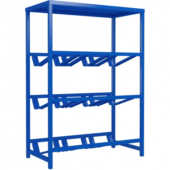 Стеллаж для воды Бомис-9П на 9 бутылей 19 л, синий