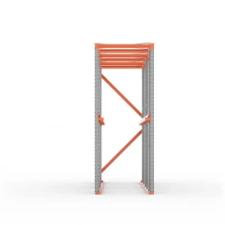 Стеллаж набивной паллетный 4000х5000х1000 (85.1.5) 1 ярус