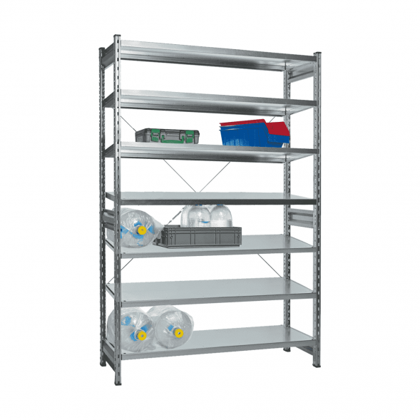 Стеллаж СТ-031 цинк 2279х1000х300 7 полок до 200 кг