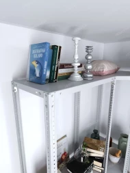 Стеллаж угловой МС 2200х1300х1300/400 мм 3 яруса