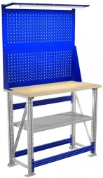 Верстак мини с освещением производственный M100.MF1/MF1.021.W