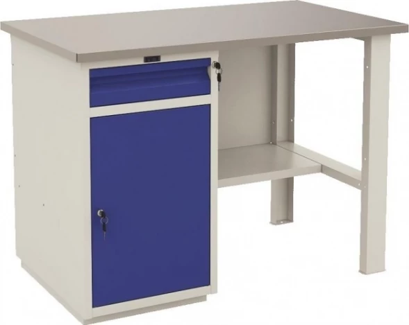 Верстак мини с полками рабочий WT120.WD2/F1.000