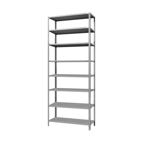 Стеллаж ТС-Лайт 2200х1000х800 с 8 сплошными полками