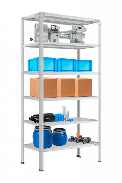 Стеллаж МС-900 1200х1000х500 мм 6 полок