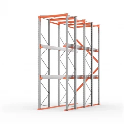 Стеллаж набивной паллетный 4500х4200х1050 (85.1.5) 2 яруса