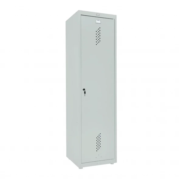 Шкаф металлический хозяйственный светло-серый