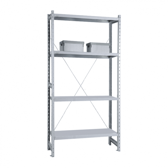 Стеллаж СКУ 2485х1266х400 с 4 полками ДС