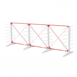 Стеллаж консольный двухсторонний Sortex 1920х4808х1280 7 ярусов