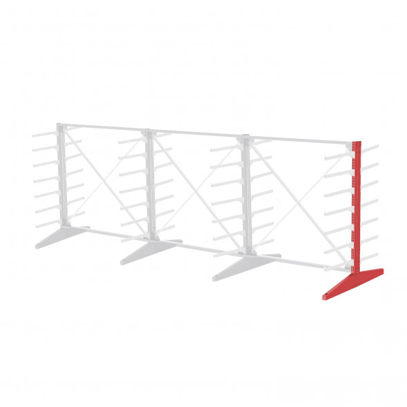 Стеллаж консольный двухсторонний Sortex 1920х4808х1280 7 ярусов