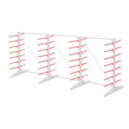 Стеллаж консольный двухсторонний Sortex 1920х4808х1280 7 ярусов