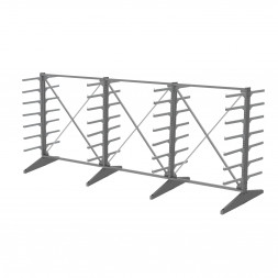 Стеллаж консольный двухсторонний Sortex 1920х4808х1280 7 ярусов