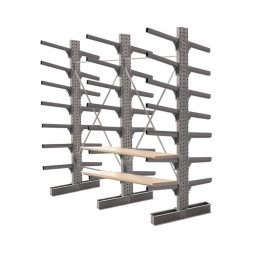 Стеллаж консольный двухсторонний КСр 2500х3294х1600 7 ярусов