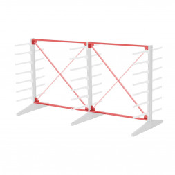 Стеллаж консольный двухсторонний Sortex 1920х3221х1280 7 ярусов