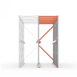 Стеллаж набивной паллетный ДС 4000х5000х1000 (85.1.5) 1 ярус