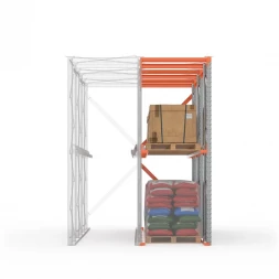 Стеллаж набивной паллетный ДС 4000х5000х1000 (85.1.5) 1 ярус