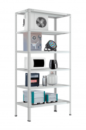 Стеллаж МС-900 2000х1000х600 мм 6 полок