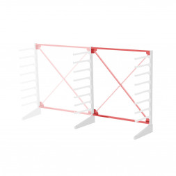 Стеллаж консольный односторонний Sortex 1920х1587х720 8 яруса ДС