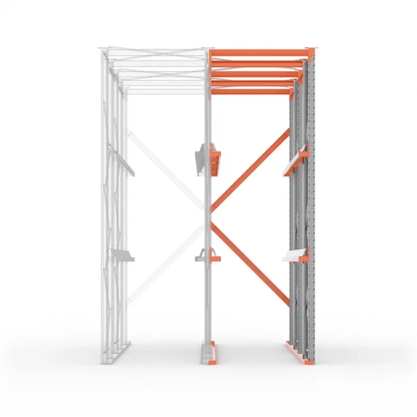 Стеллаж набивной паллетный ДС 4500х4200х1050 (85.1.5) 2 яруса