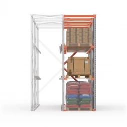 Стеллаж набивной паллетный ДС 4500х4200х1050 (85.1.5) 2 яруса