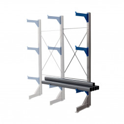 Стеллаж консольный односторонний КТр 4000х1740х1400 (1200) 3 яруса ДС