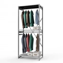 Стеллаж металлический ГТС Универсал, 3000x1000x500 мм.Штанги: 2шт. Полки: метал. перф. 3 шт. (ТСУ 30100531ш2)