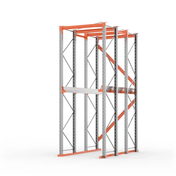 Стеллаж набивной паллетный 4000х2550х850 (85.1.5) 1 ярус