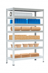 Стеллаж МС-Т 2000х1551х632 мм 7 ярусов настил металл