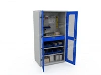Шкаф для инструментов MODUL XL 06 с дверями со смотровыми окнами