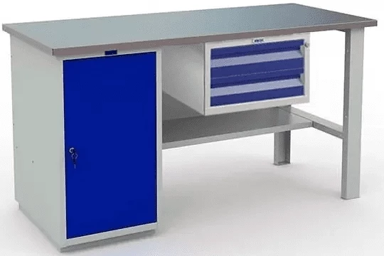 Верстак с двумя экранами модульный WT160.F1/WD1.100